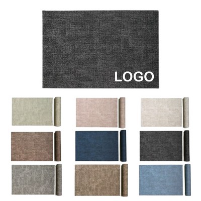 Rectangular PVC Leather Placemat