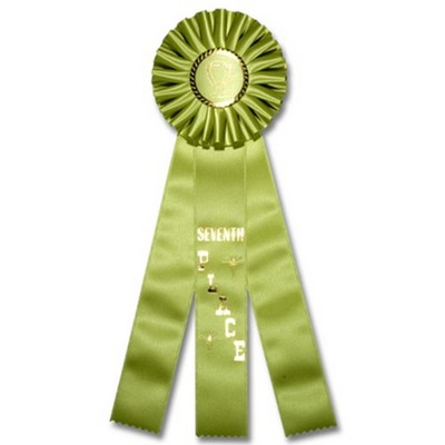 16" Stock Rosettes/Trophy Cup On Medallion - 7TH PLACE