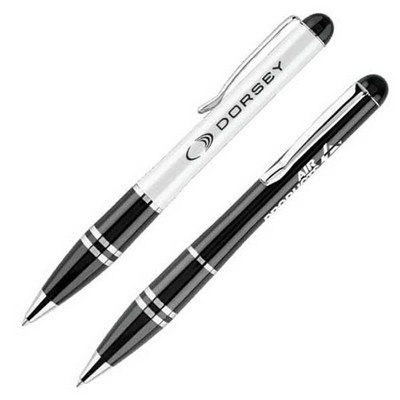 Twist Action Brass Ballpoint Pen w/ Lacquer Finished Barrel