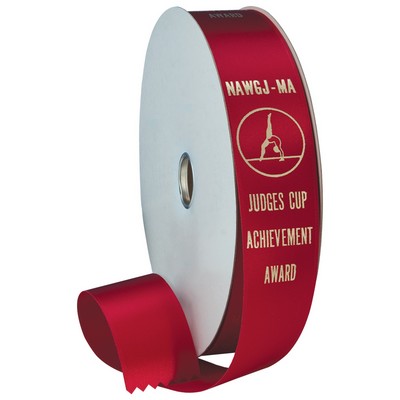 2" Custom Printed 50 Yard Ribbon Roll