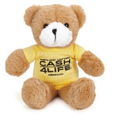 9" Soft Cuddle Fur Gold Bear Stuffed Animal
