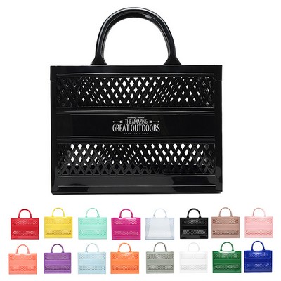 Silicone Jelly Beach Tote Bag