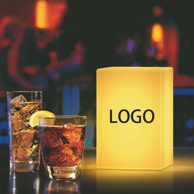 Custom LED Flameless Pillar Candle w/Remote
