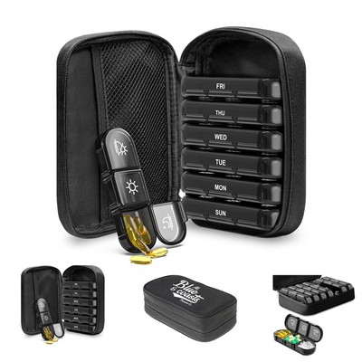 Aluminum Alloy Pill Organizer Box