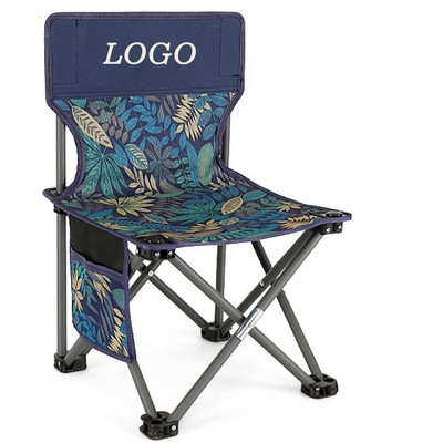 Folding Camping Chairs W/ Side Pocket