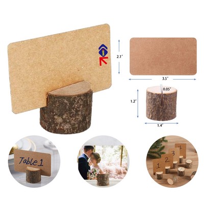 Wood Place Card Holders
