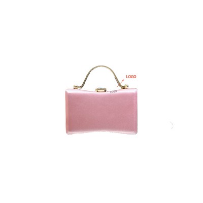 Understated Polyester Evening Clutch Bag