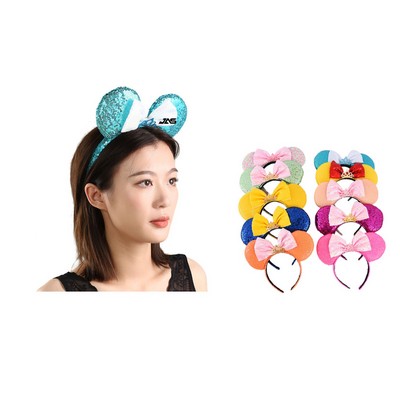 Mickey-style Hairband With Bow