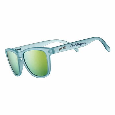 Goodr® Sunbathing with Wizards, Blue Multicolor Reflective Sunglasses