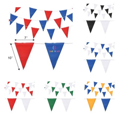 60 Inches PVC Triangle Pennant String