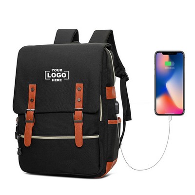 Business USB Laptop Backpack