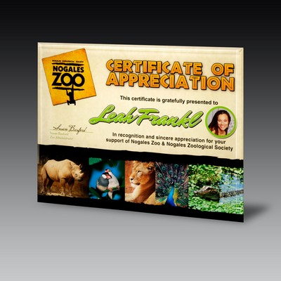 7" x 9" AcryliPrint® HD Plaque
