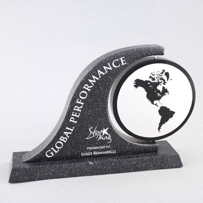 Global 1 Award (8-1/4"x 5-3/4"x 2")
