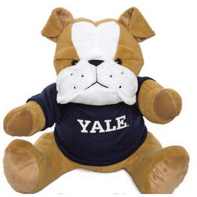 15" Sitting Bulldog Stuffed Animal