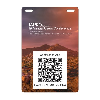 Event Badge, Jumbo (4" x 6")