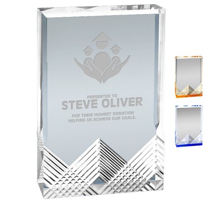 4.25" x 6" Gilded Apex Mirage Acrylic Award