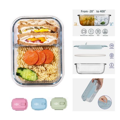 Heat Resistant Glass Bento Lunch Box(Free Shipping)