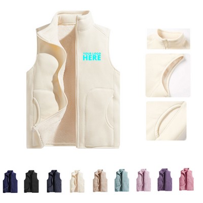 Fleece Zip Vest