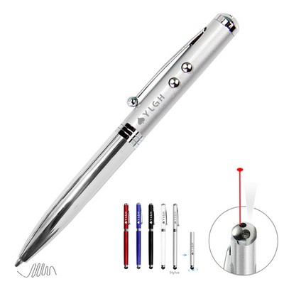 Laser Flashlight Metal Pen Stylus