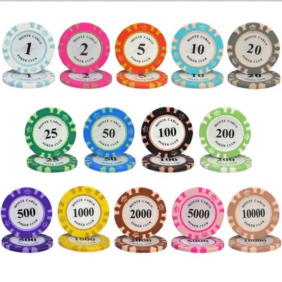 Custom Poker Chips for Casino Card Games & Personalized Gaming Sets(Free Shipping)