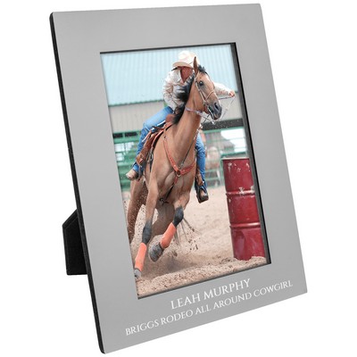 4" x 6" Gray Aluminum Photo Frame