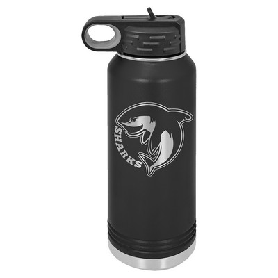 Polar Camel 32 oz. Black Water Bottle