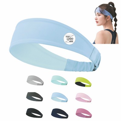 Quick-Drying Cooling Sweatband Moisture Wicking Non Slip Exercise Sweat Band for Women(Free Shipping