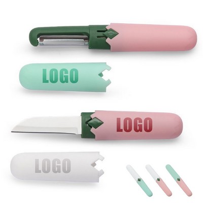 Stainless Steel Fruit Knife and Peeler