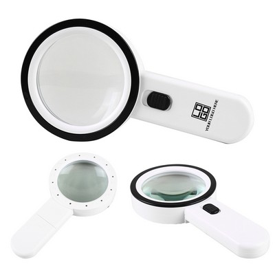 LED Lighted 30X Handheld Magnifying