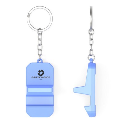 Silicone Keychain Phone Stand