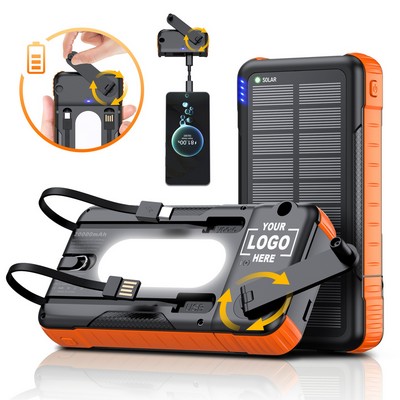 Detachable Hand Crank Solar Charger(Free Shipping)