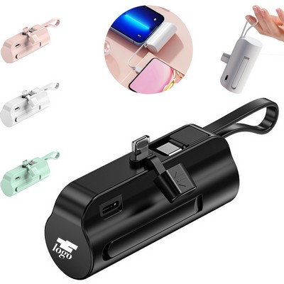 Mini Capsule 5000Mah Power Bank