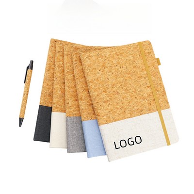 Soft Wood-grain PU Notebook