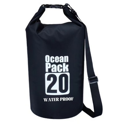 11"x23" Extra Large Waterproof Dry Bag 30L w/Double Shoulder Strap