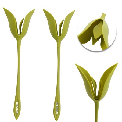 Bloom Napkin Holder Twist Flower Peleg Design Buds Serviette