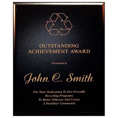 Recycled Matte Plaques w/Direct Laser Engraving (8"x10")