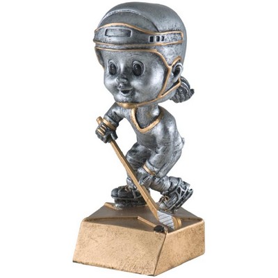 Female Hockey Bobble Head