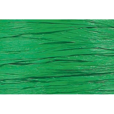Kelly Green Matte Rayon Raffia Ribbon