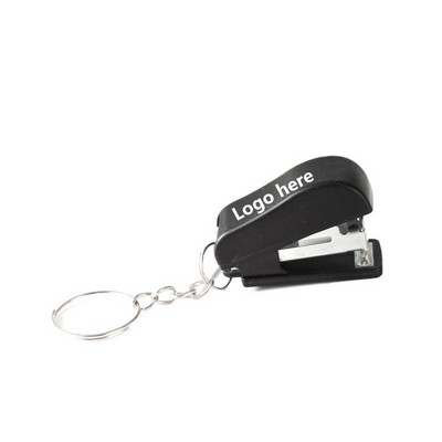 Mini Desktop Stapler W/ Key Chain