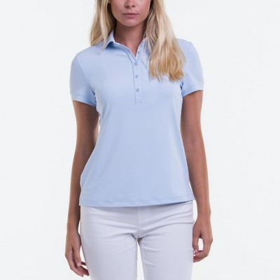 Fairway & Greene Women's Claire Luxury Tech Jersey Polo Shirt