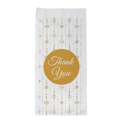 Seasonal Predesigned Poly Mailer - Holiday Gold