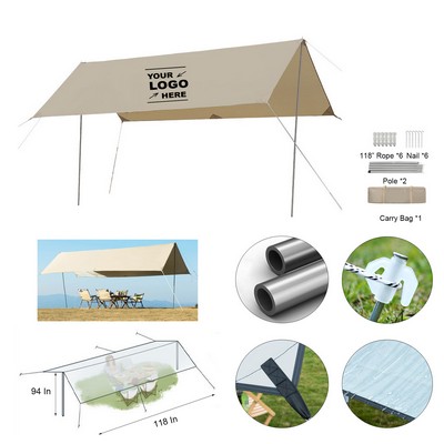Large Outdoor Waterproof Awning Shelter