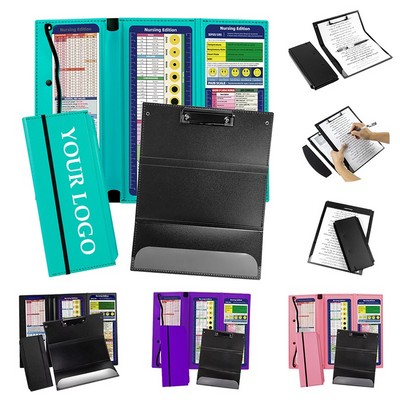 Foldable 3 Layers Nurse Clipboard with Pen Holder