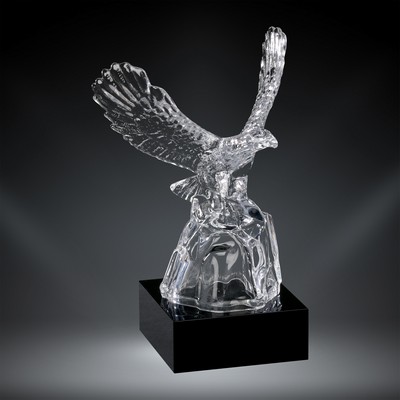 Crystal Eagle Award 8 3/4"H