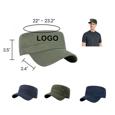 Solid Color Flat Top Duckbill Hat Baseball Cap