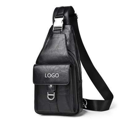 Small Crossbody PU Leather Sling Bag