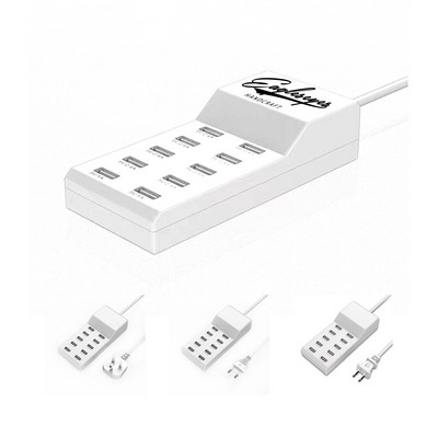 Universal 10-Port Smart Fast Charging Usb Charger