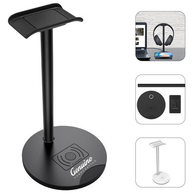 Headphone Stand with Wireless Charger