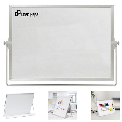 16 X 12 Inch Magnetic Desktop Whiteboard W/ Stand