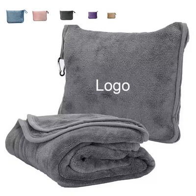 Warm Travel Blanket With Storage Bag